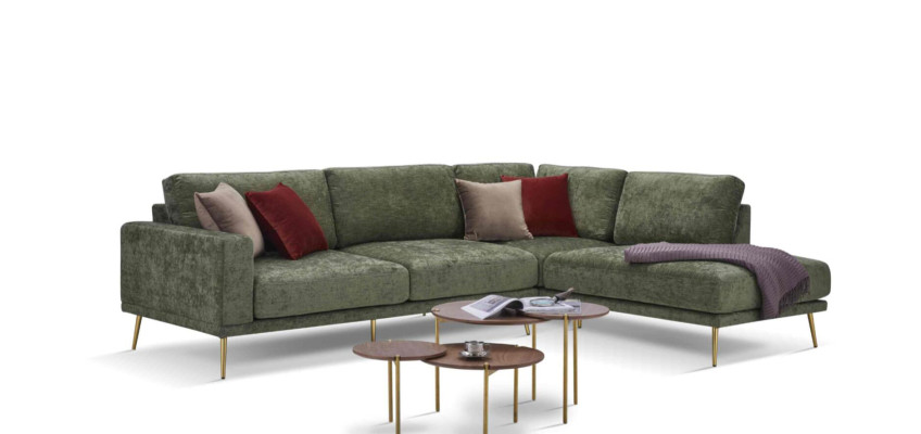 Design Fabric Corner sofa L-shape Sofa Couch Design Upholstery Textile Decoration Modern