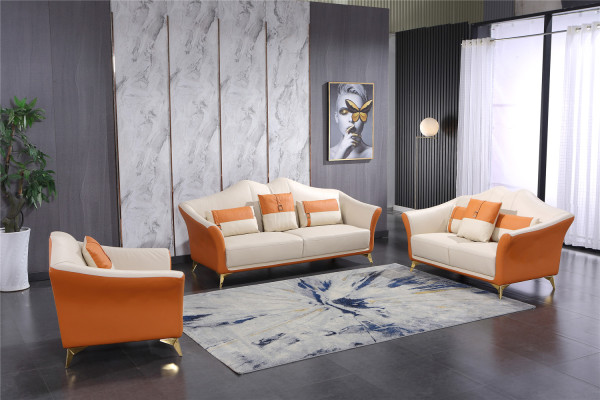 Leather sofa couch sofa set 3+1+1 seater sets design modern sofa new