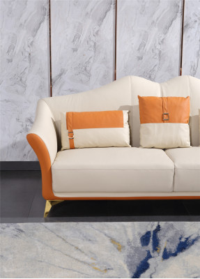 Leather sofa couch sofa set 3+1+1 seater sets design modern sofa new