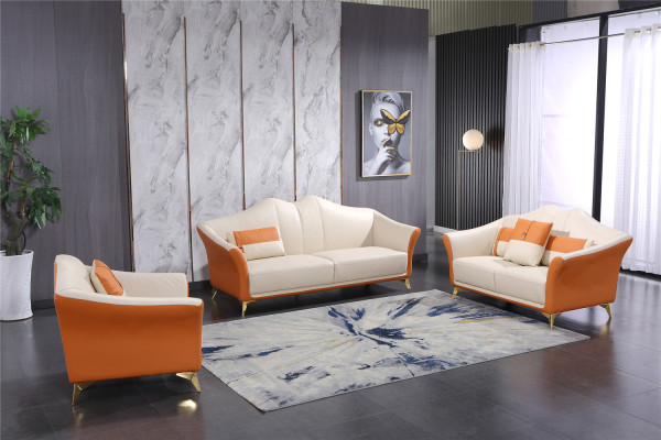 Leather sofa couch sofa set 3+1+1 seater sets design modern sofa new