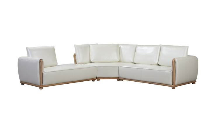 Designer Sofa Suite Couch Corner sofa with Stool Upholstery Living landscape