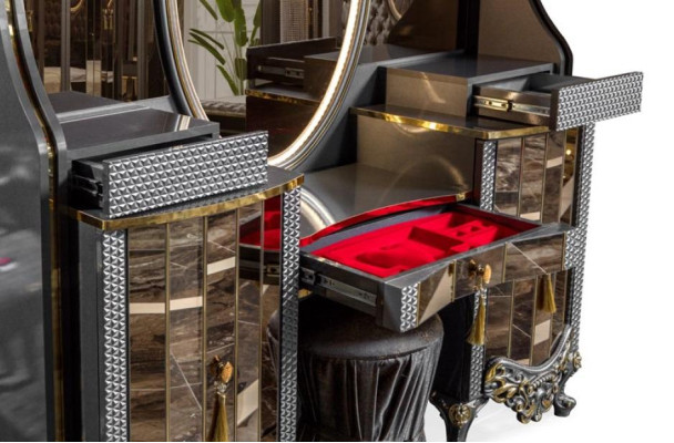 Dressing table Console table Dressing table Dressing table Console Chest of drawers Black