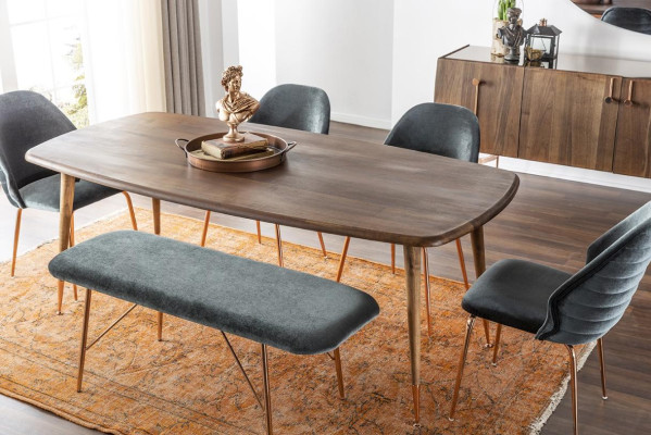 Dining corner Dining set Dining room Dining table Chairs Table Set 8pcs Wood Brown