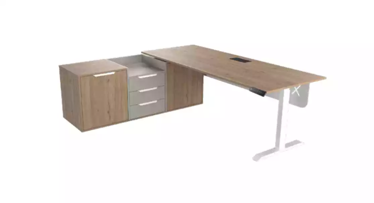Corner desk Sideboard Study room Modern Wood Office Furnishings