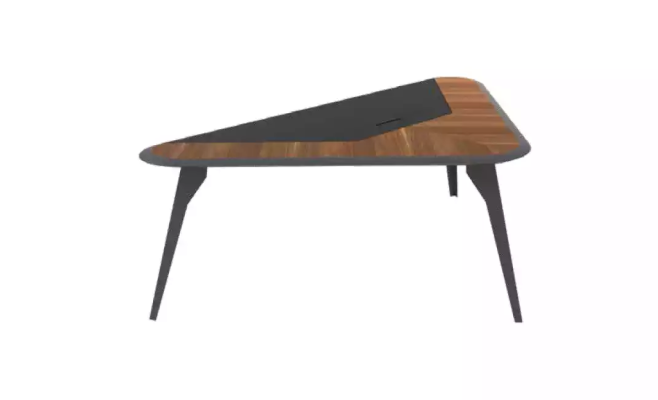 Study room Office Desk Chest of drawers Sideboard Modern Wood Brown