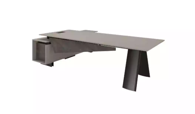 Gray Study room furniture Desk Sideboard Office furniture Modern Wood