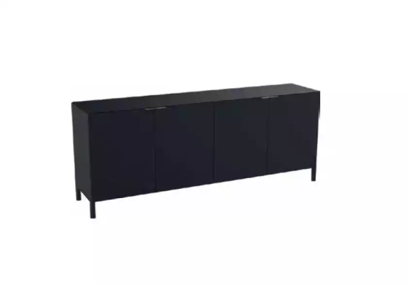 Corner desk Sideboard Coffee table Study room Modern Wood Black