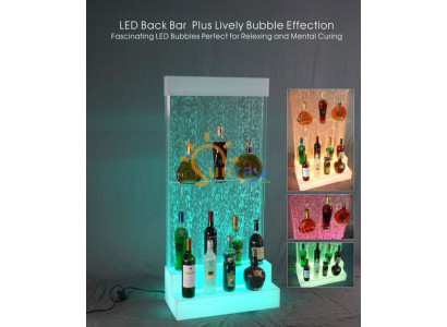 Designer LED Bar Shelves Water Wall Bar Counter Shelf Furniture