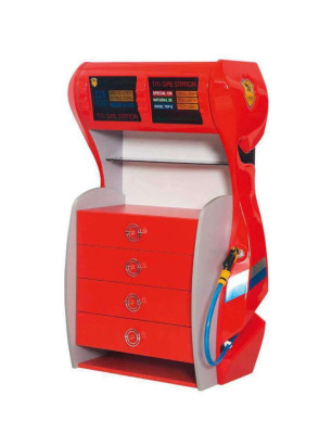 Gas Station Chest of drawers with drawers Childrens room Modern Furniture Shelf Wood Room