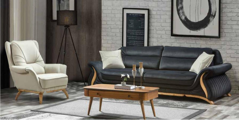 Sofa Couch Upholstery 3 Seater Imitation leather Sofas Couches Seat Sets Design
