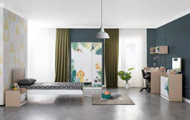 Beds Bedroom Design Single Bed Childrens room Girls Bed Furnishings new