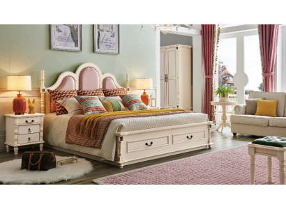 Bed Upholstery Design Luxury Double Hotel Beds Bedroom 180x200 cm Wood new