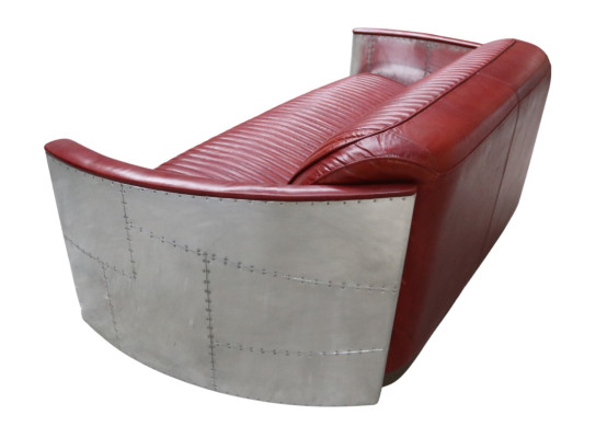 Leather Sofa Couch Upholstery Sofa Aluminum Three Seater Vintage Luxury Furniture Sofas new