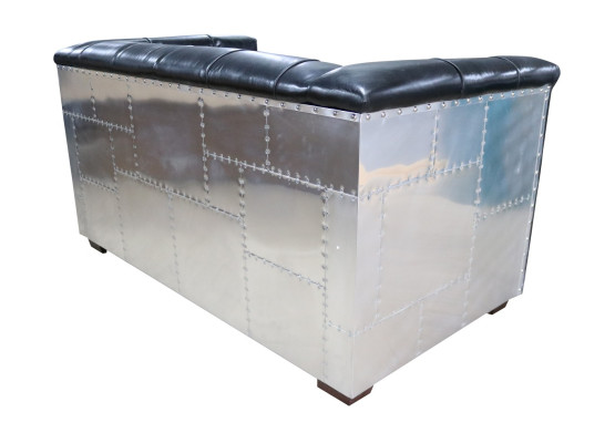 Genuine leather sofa two-seater aircraft chair aviator armchair new leather chair