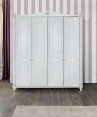 Youth Room Bed Bedside table Wardrobe Desk Bedroom 4-piece set