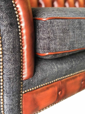 Sofa Luxury Textile Chesterfield Couch Sofas Upholstery 3 Seater Couches new