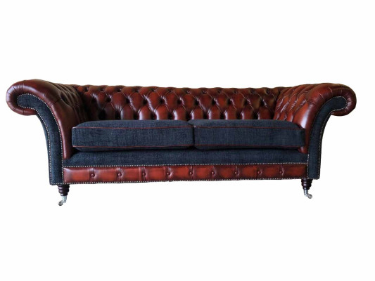 Sofa Luxury Textile Chesterfield Couch Sofas Upholstery 3 Seater Couches new