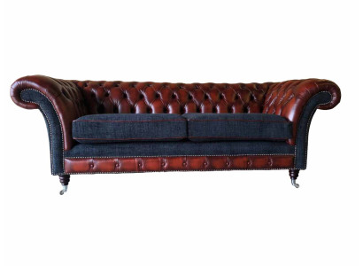 Sofa Luxury Textile Chesterfield Couch Sofas Upholstery 3 Seater Couches new