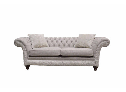 Modern Three Seater Design Upholstery Seat Textile Sofa 3 Seater Living room sofa Chesterfield Beige