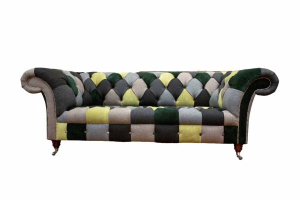 Beautiful stylish 3-seater Chesterfield sofa for the living room