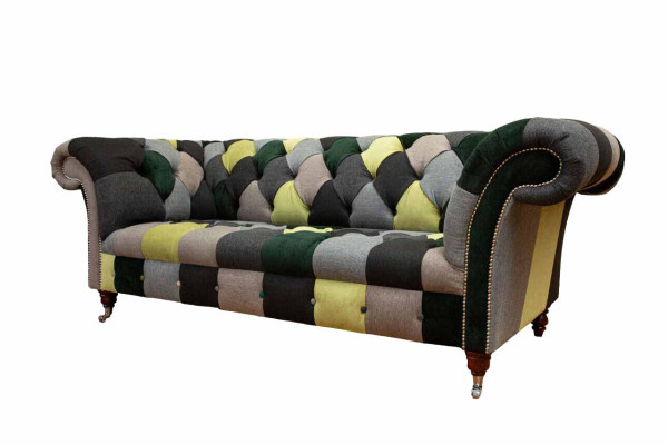 Beautiful stylish 3-seater Chesterfield sofa for the living room