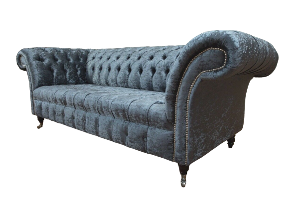 Design Sofa 3 Seater Couch Upholstery Sofas Fabric Living room Textile Couches