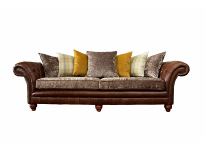 Sofa Couch 3 Seater Design Couch Upholstery Textile Classic Three Seater new