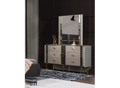 Luxury Console table Make-up console Dressing table Dressing table Gray