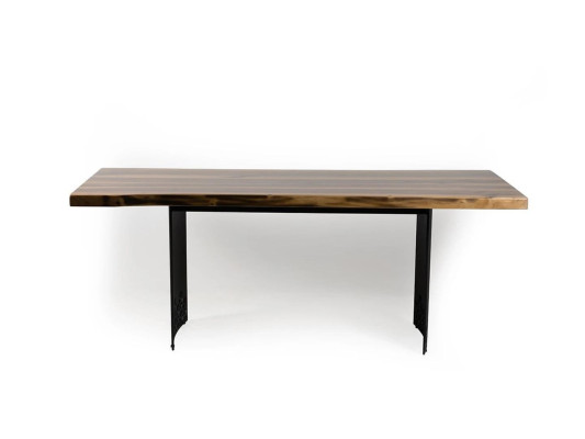 Luxury Table Brown stainless steel Design Dining Tables Wood Modern Dining table new