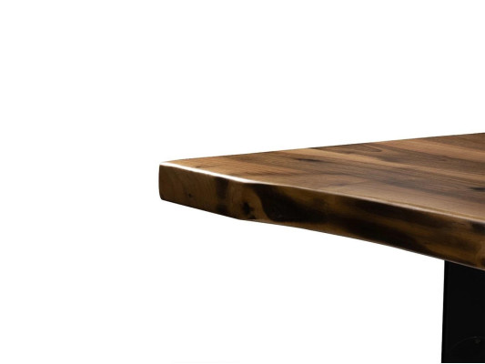 Luxury Table Brown stainless steel Design Dining Tables Wood Modern Dining table new
