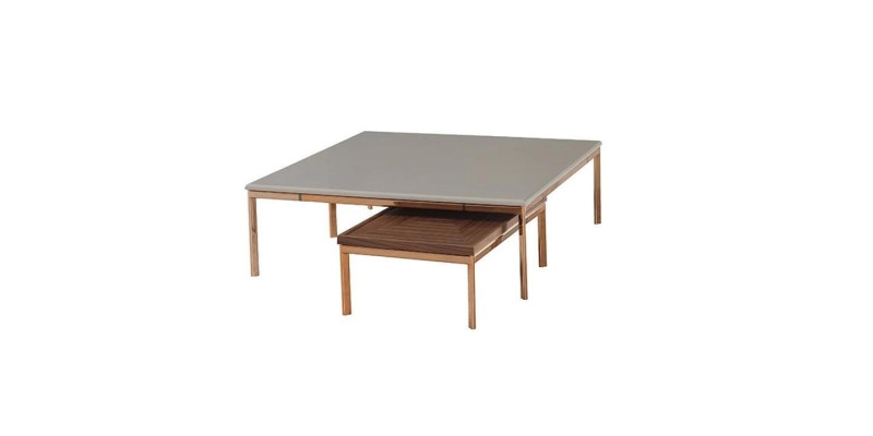 Living room Set Complete 3-piece Modern new Coffee table with 2x side table