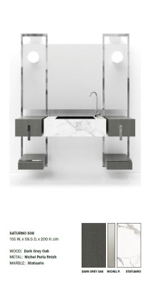 Gray Bathroom Washbasin Faucets Bathroom Furniture Italy Style Washbasin