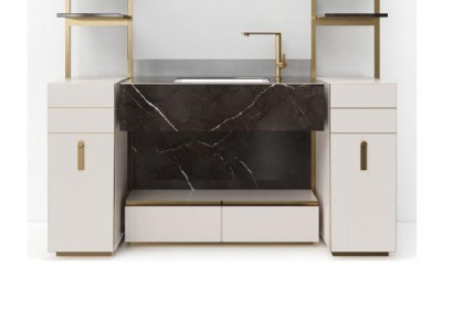 White Bathroom cabinet Bathroom furniture Bathroom cabinet Classic Furniture