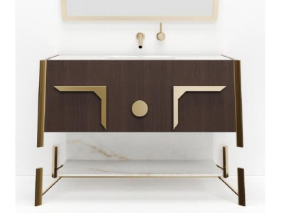 Bathroom cabinet brown Bathroom furniture shelves Bathroom cabinet wooden shelf Furniture