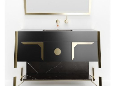 Washbasin Black Bathroom Faucets Bathroom furniture Italy style Washbasin