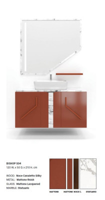 Red Bathroom cabinet Classic Bathroom furniture Bathroom shelves new
