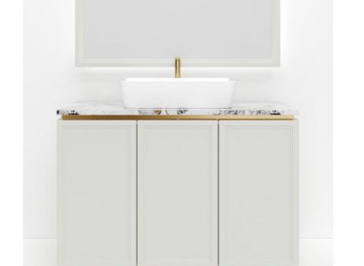 White Bathroom cabinet Bathroom furniture Shelf Bathroom cabinet Wooden shelves