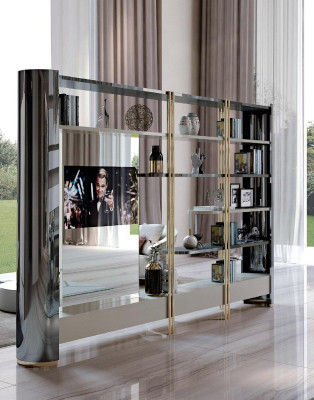 Tv Wall Design Bizzotto Living room Shelves Display case Wardrobe Furniture Design Wall unit
