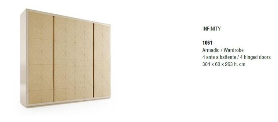 Italian Furnishings Cabinets new Bedroom Wardrobe Wardrobe Furniture