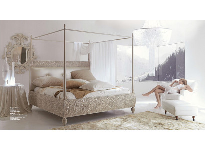 Designer Double bed from Wood - New dimension of sleeping comfort with stylish bed frame