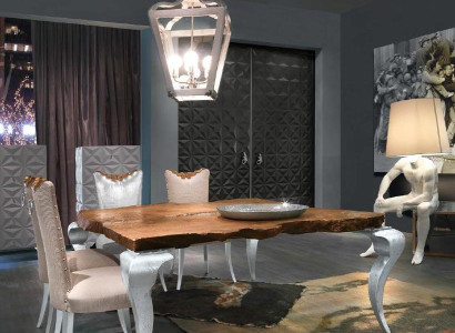 Dining table Luxury Table Solid Wood Furniture from Italy Dining room Tables Furnishings