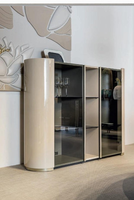 Display case Dining room Glass sideboard Designs Bizzotto Furniture Living room Sideboard new