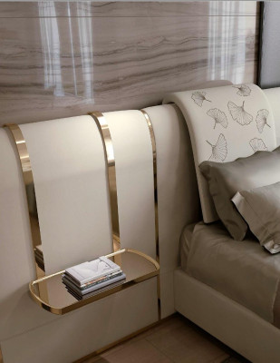 Luxury Bedroom Bed Double bed Furniture Designs Italy Bizzotto Beds Upholstery