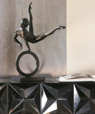 Luxury bedroom set 2 pieces. Bedside table Chest of drawers Solid wood Italian Furniture