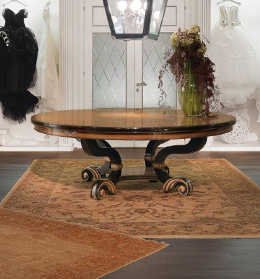Dining room Tables Round Furniture Dining table Luxury Round Table Solid Wood Italy new