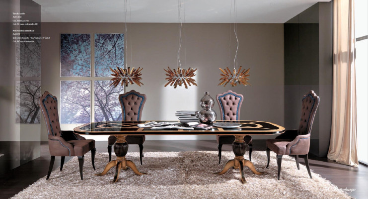 Dining Tables Table Wood Tables Furniture Baroque Rococo Dining table Antique Style Italian