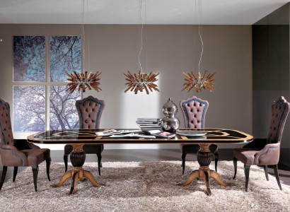Dining Tables Table Wood Tables Furniture Baroque Rococo Dining table Antique Style Italian
