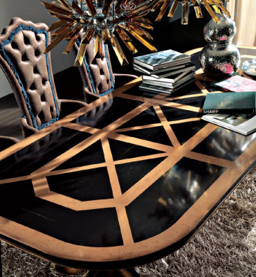 Dining Tables Table Wood Tables Furniture Baroque Rococo Dining table Antique Style Italian