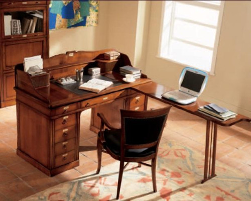 Desk Table Italian Furnishings Furniture Solid Wood Office Secretary new
