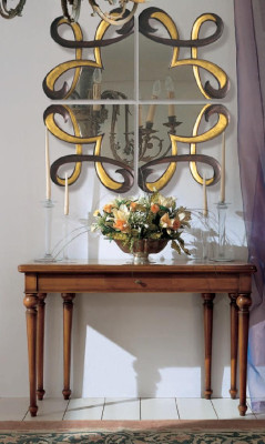 Console table Mirror Sideboard 2-piece set new Wood Italian Furniture Style Modern